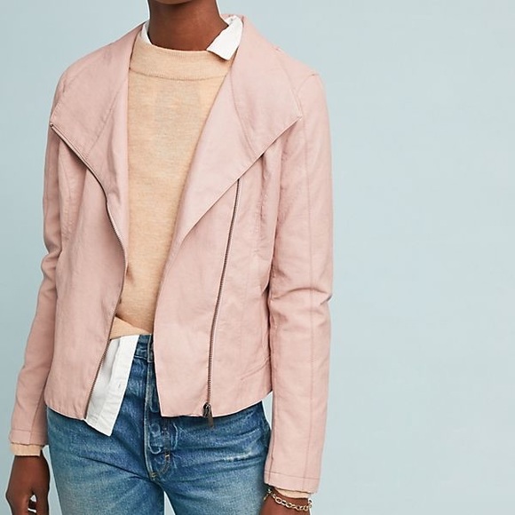 Anthropologie Jackets & Blazers - NWT Anthropologie ETT:TWA Ripley Blush Moto Jacket